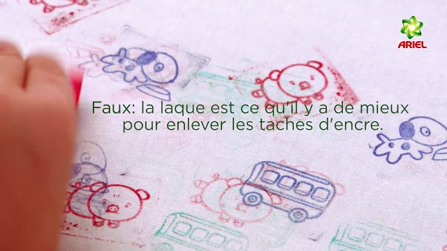 Comment éliminer des taches d'encre avec les Pods 3en1 - Ariel