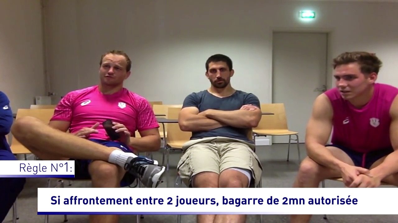 Gonzague a piégé les joueurs du Stade français à l'aide d'une camera caché