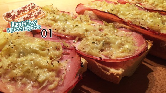 Kasseler-Sauerkraut-Baguette - Baguettes Baguettes Baguettes 01
