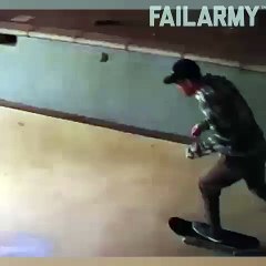 Funny Sket board ride