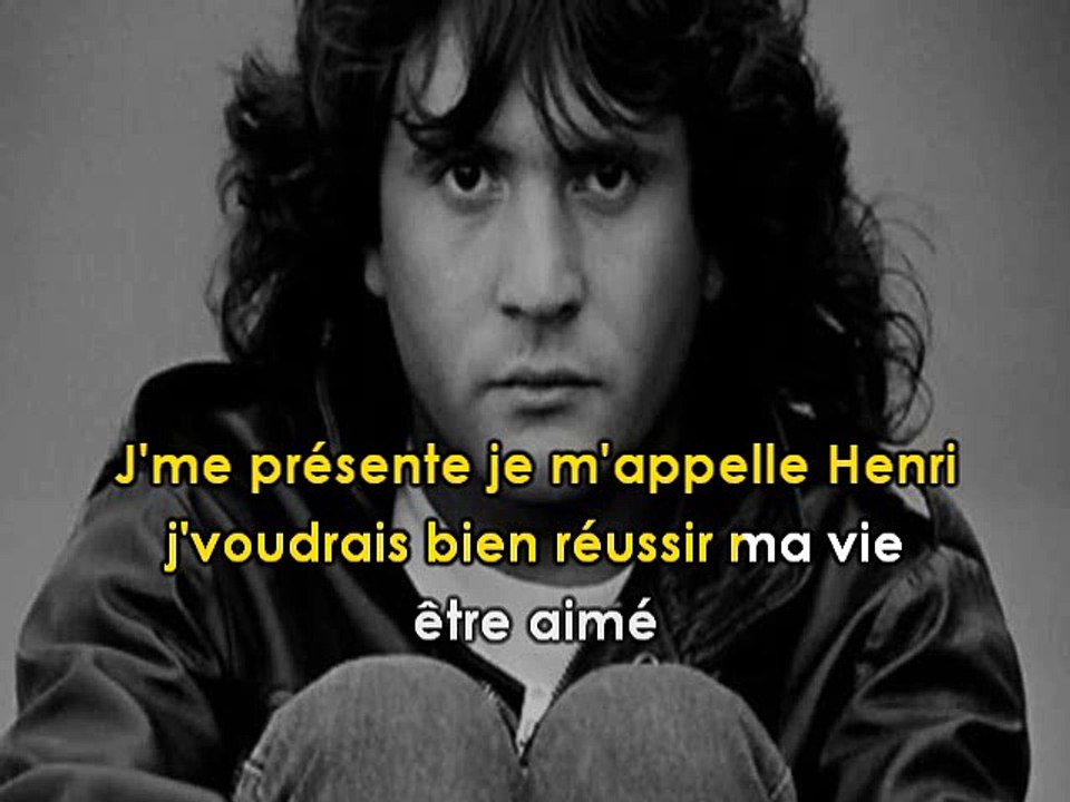 Le chanteur Daniel Balavoine