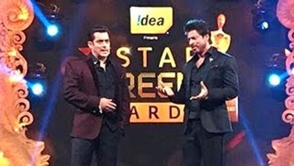 Salman Khan & Shahrukh Khan Together @ Star Screen Awards 2016
