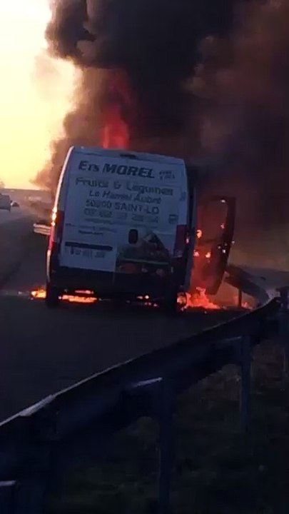 feu camion entreprise Morel