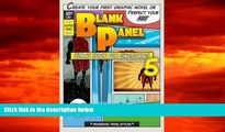 Pre Order Blank Panel Comic Book for Sketching 5: Panoramic Panels, 8.5