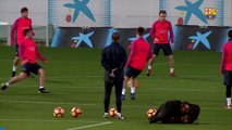 FC Barcelona training session: Final session before Osasuna
