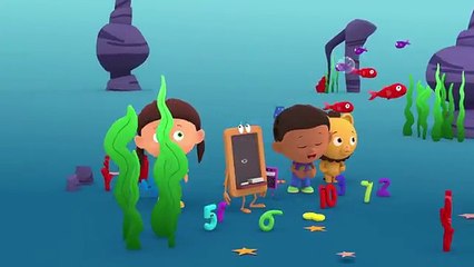 Мультики для самых маленьких Считаем с Полой  Подводные сокровища развивающие мультики 2016