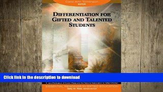 Pre Order Differentiation for Gifted and Talented Students (Essential Readings in Gifted Education