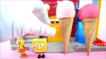 Sesam Straße Burt Spongebob Schwammkopf spielen Doh Kinder Spielzeug Eis