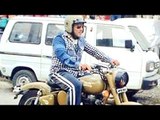 Salman Khan Riding Royal Enfield Bullet Bike In Manali During Tubelight Shoot