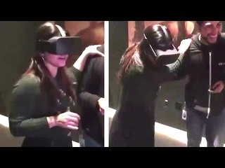 Scared Kajol Experincing VR Glasses For The First Time