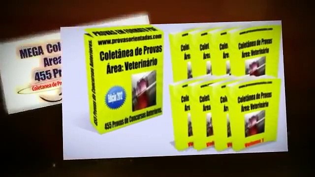 Provas anteriores de Veterinario para concursos públicos