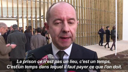 Marseille: Urvoas inaugure une nouvelle extension aux Baumettes