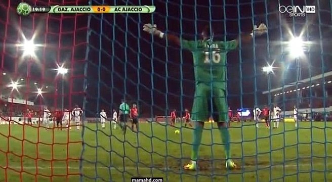 Yoann Court Penalty Goal HD - GFC Ajaccio 1 - 0 AC Ajaccio 09.12.2016