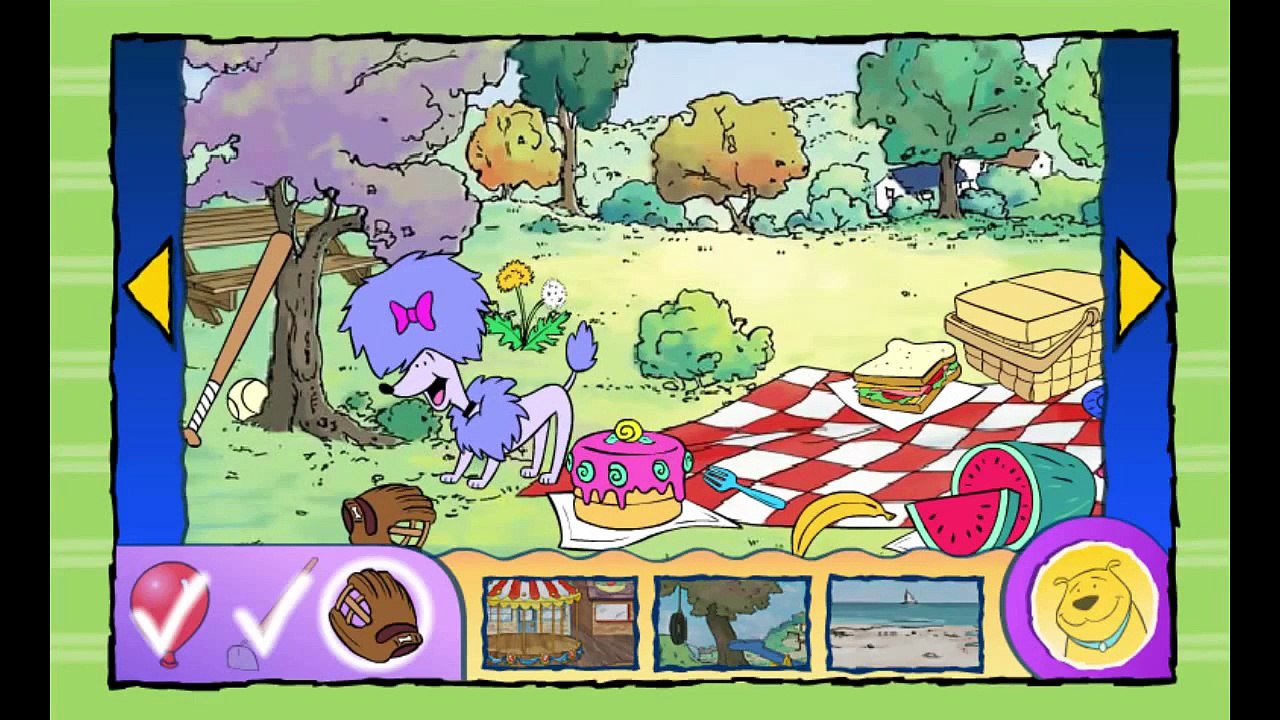 Clifford The Big Red Dog Scavenger Hunt Cartoon Animation PBS Kids Game Play Walkthrough