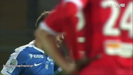 Julien Faussurier Goal HD - Nimes 0-2 Brest - 09.12.2016