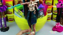 Huevo Sorpresa Gigante de Nefera de Nile de Monster High en Español de Plastilina Play Doh