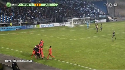 Clarck N'Sikulu Goal HD - Tours 0-1 Laval - 09.12.2016