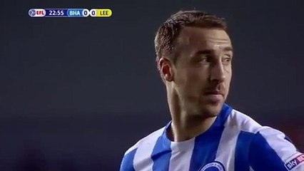 1-0 Glenn Murray Penalty Goal HD - Brighton & Hove Albion 1-0 Leeds United - 09.