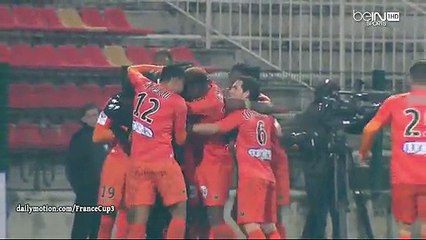 Clarck N'Sikulu Goal HD - Tours 0-1 Laval - 09.12.2016