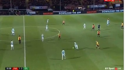 Callum McGregor Goal  - Partick 1-4 Celtic 09-12-2016