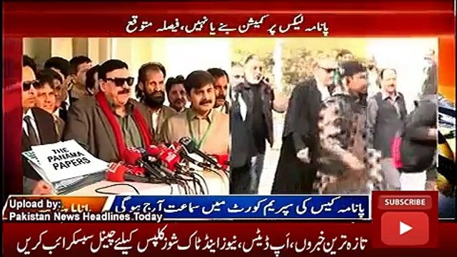 News Headlines Today 9 December 2016, Sheikh Rasheed Media Talk outside Supreme Court