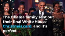 See the Obamas' final White House Christmas card (HINT: IT'S PERFECT)