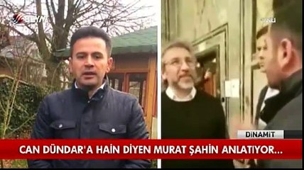 Can Dündar'a soru sormak istedi tartaklandı