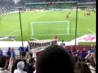 Fin du match rennes-lille