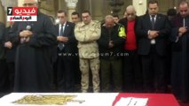 محافظ الفيوم ومدير الأمن يشاركان فى تشييع جنازة أمين شرطة شهيد حادث الهرم