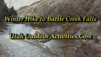 Battle Creek Falls Utah - Winter Hike