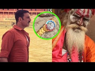 Akshay Kumar Meets The Rolex Baba from Kashi On Banks Of Ganga