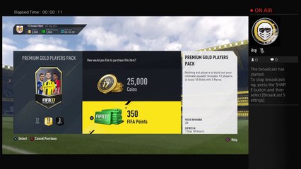 AaronBS4Dem's Live PS4 Broadcast Fifa pack open frenzy (2)