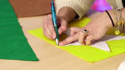 Déco Brico Jardinage : DIY : sapin de Noël en feutrine à fabriquer soi-même