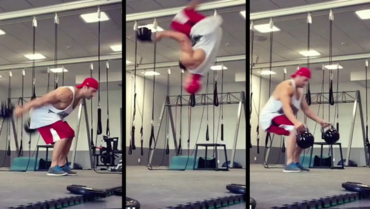 You'll Flip At This Guy's Acrobatic Gym Routine