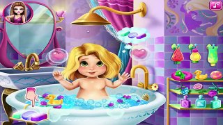 Cuida da pequena bebê Rapunzel - Jogos para Crianças