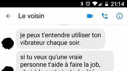 Mon voisin est un osti d’cave