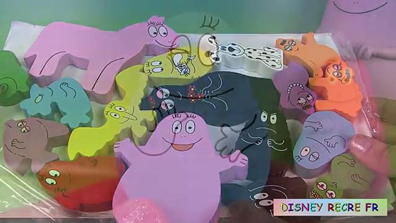 Barbapapa Jeu déquilibre et de construction en bois Stacking Game Jouets pour petits