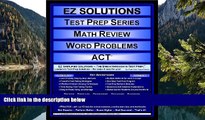 Online Punit Raja SuryaChandra EZ Solutions - Test Prep Series - Math Review - Word Problems - ACT