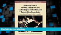 Price Strategic Role of Tertiary Education and Technologies for Sustainable Competitive Advantage