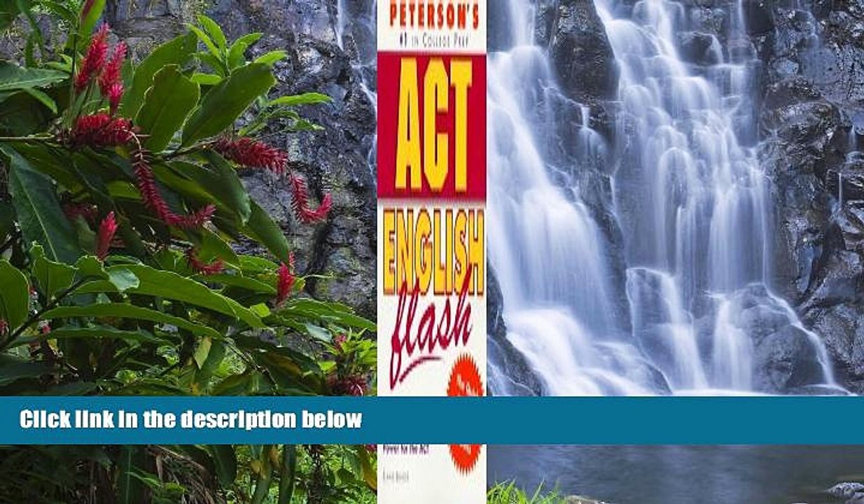 Buy Elaine Bender Peterson s Act English Flash: Proven Techniques for Building English Power for