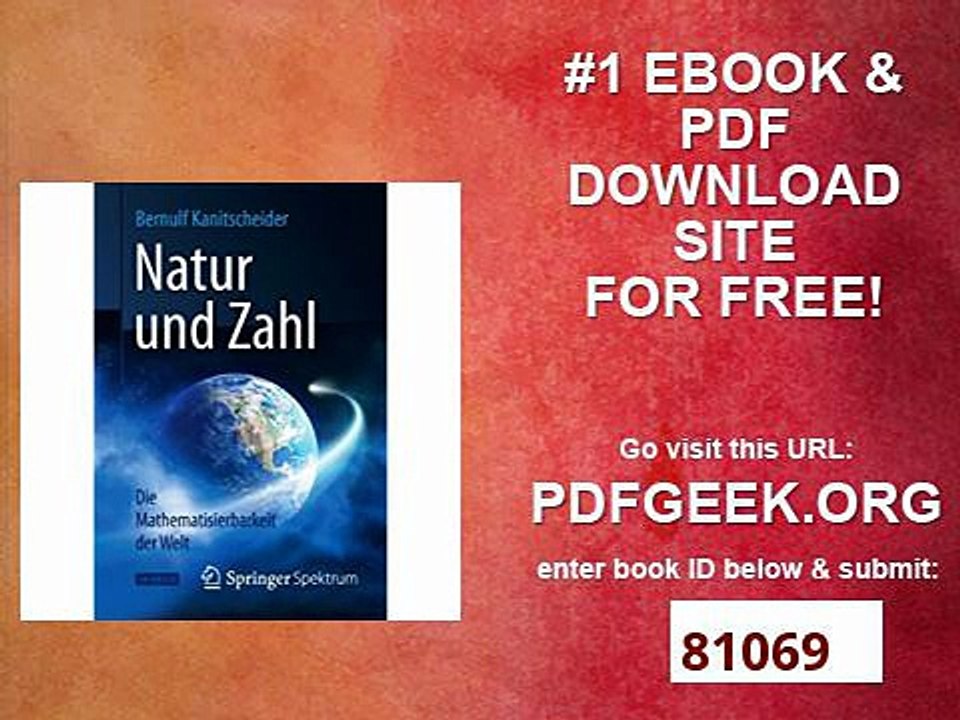 Natur und Zahl Die Mathematisierbarkeit der Welt