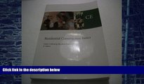 Pre Order Residential Construction Basics CE Claims Continuing Education Course, 3rd Edition