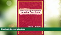 Price Developing Programs in Adult Education: A Conceptual Programming Model (2nd Edition) Edgar