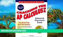 Buy David Kahn Cracking the AP Calculus AB   BC, 2000-2001 Edition (Cracking the Ap. Calculus Ab