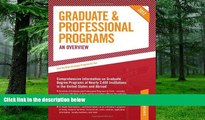 Pre Order Graduate   Professional Programs: An Overview 2012 (Grad 1) (Peterson s Graduate
