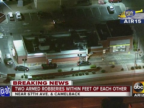 Glendale armed robberies believed to be related