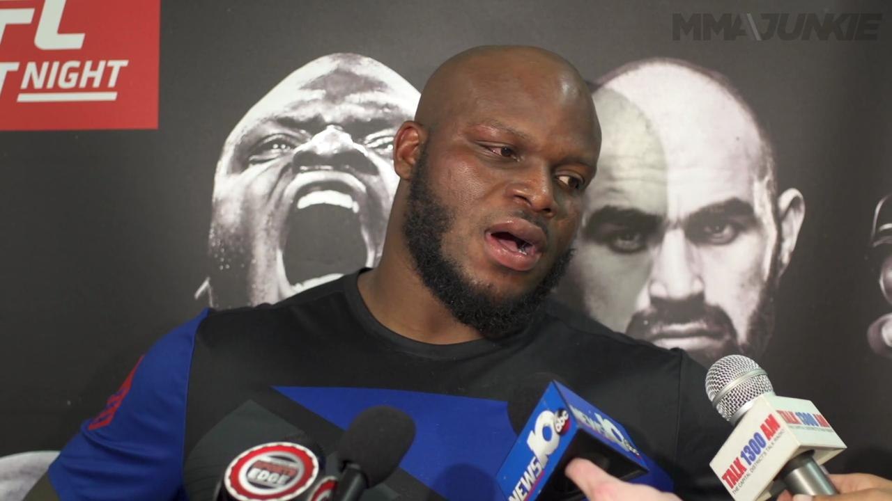 Derrick Lewis frustrated in TKO win, turning to wine and cheese