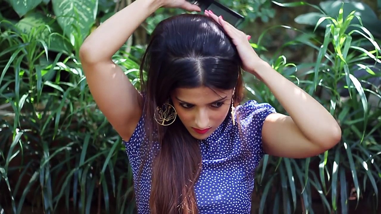 EASY Everyday Elegant Ponytail Hairstyle With Full Puff For College, Work, Party / Deepika Padukone