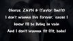 Zayn Malik feat. Taylor Swift - I Don't Wanna Live Forever (Lyrics)