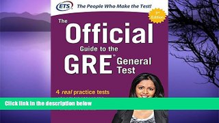 Buy Educational Testing Service The Official Guide to the GRE General Test, Third Edition Full